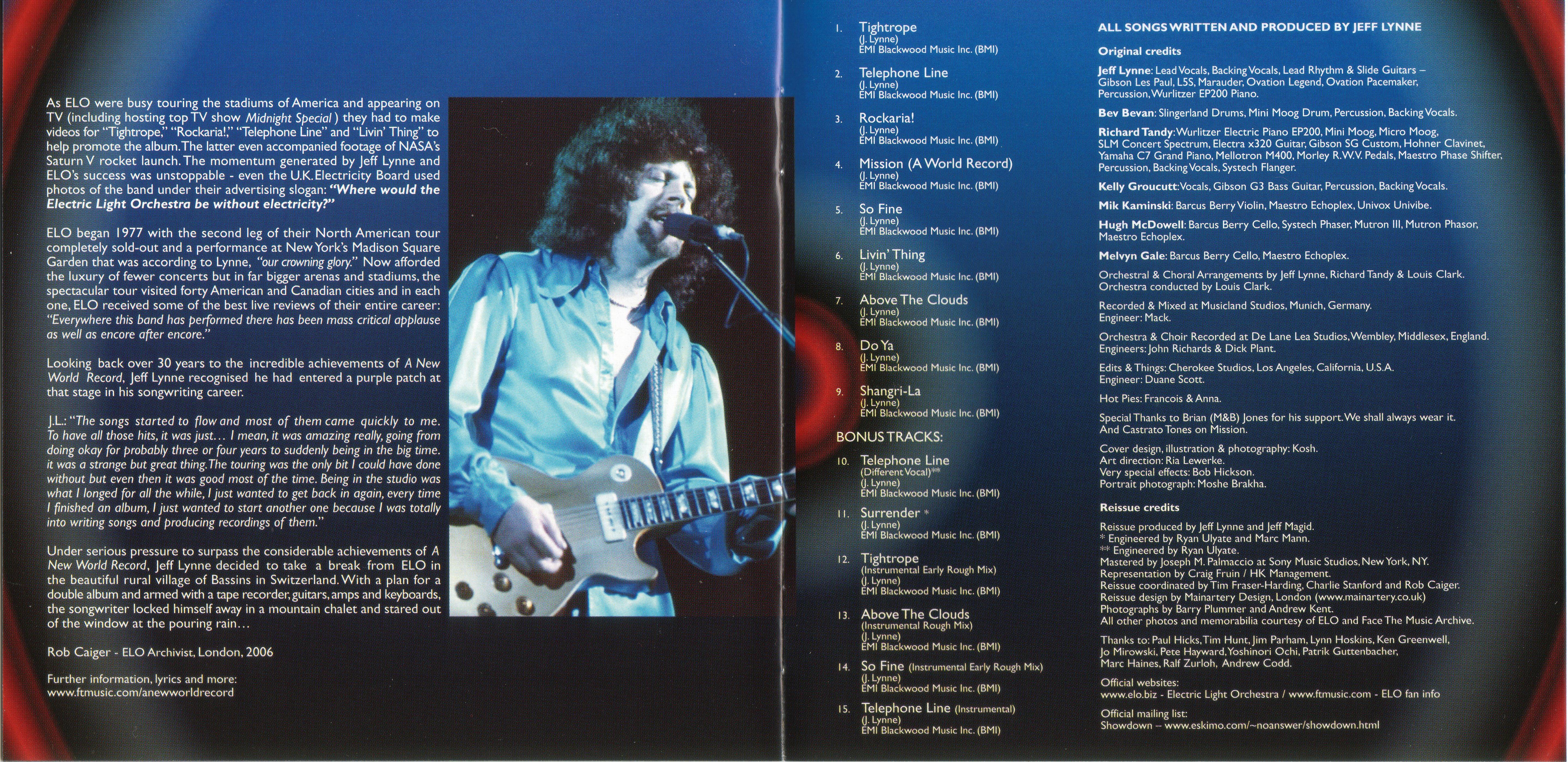 Electric Light Orchestra  A New World Record : Booklet06  jpn paper sleeve